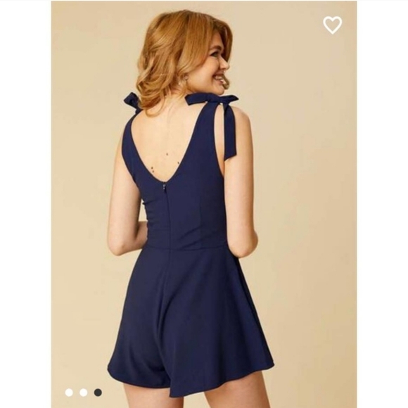 Alter'd State Alyssa Navy Romper - Picture 2 of 5